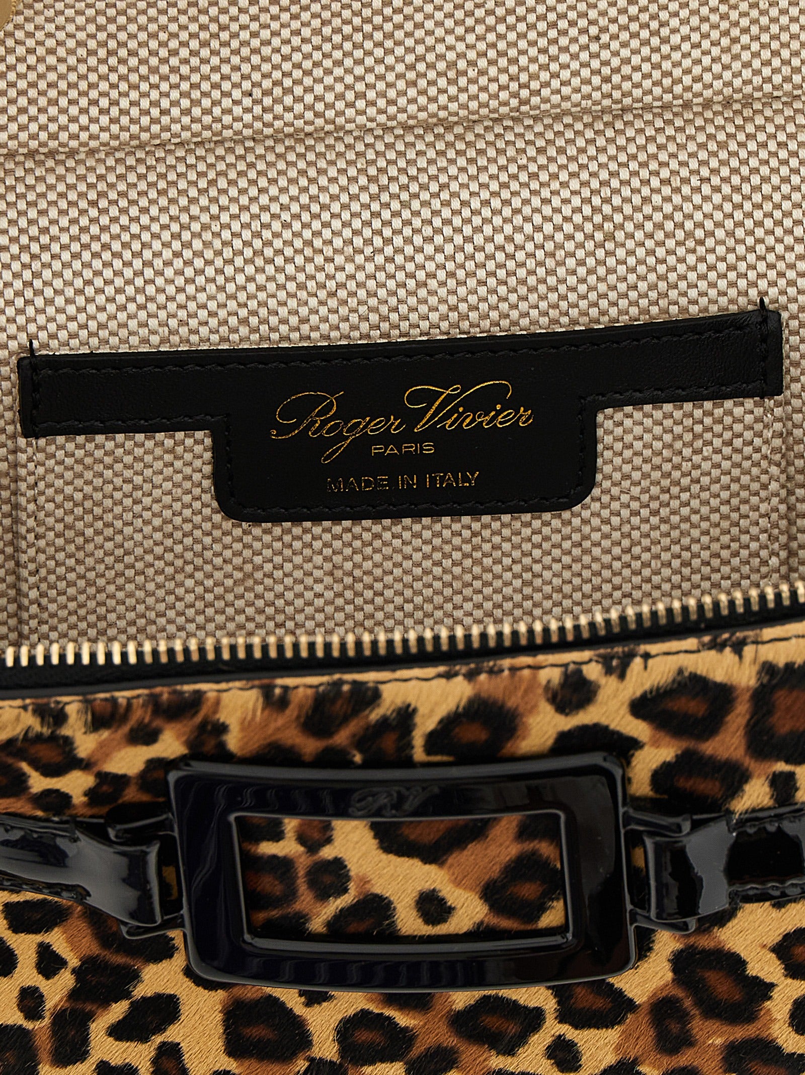 Τσάντα χειρός Roger Vivier πολύχρωμη από δέρμα μοσχαριού
