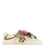 Fendi Multicolor Calfskin Platform Sneakers