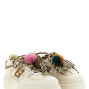 Fendi Multicolor Calfskin Platform Sneakers