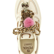 Fendi Multicolor Calfskin Platform Sneakers