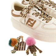 Fendi Multicolor Calfskin Platform Sneakers