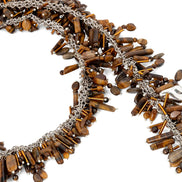 Dries Van Noten Brown Viscose Necklace