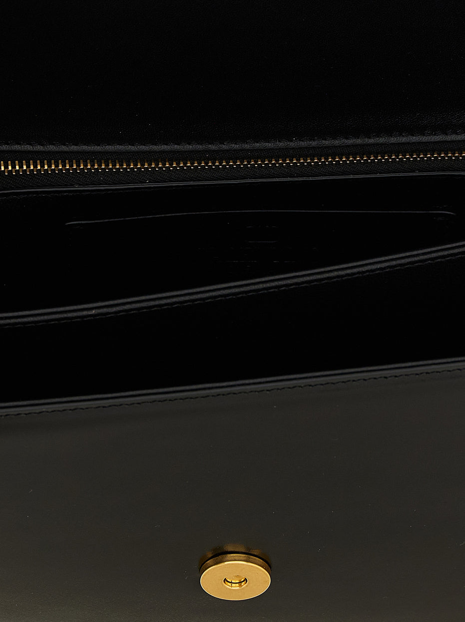 Valentino Garavani Black Calfskin Shoulder Bag
