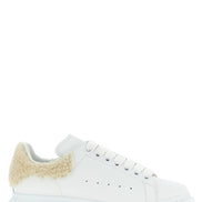 Alexander McQueen Beige Calfskin Chunky Sneakers