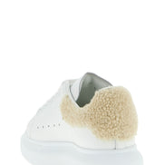 Alexander McQueen Beige Calfskin Chunky Sneakers