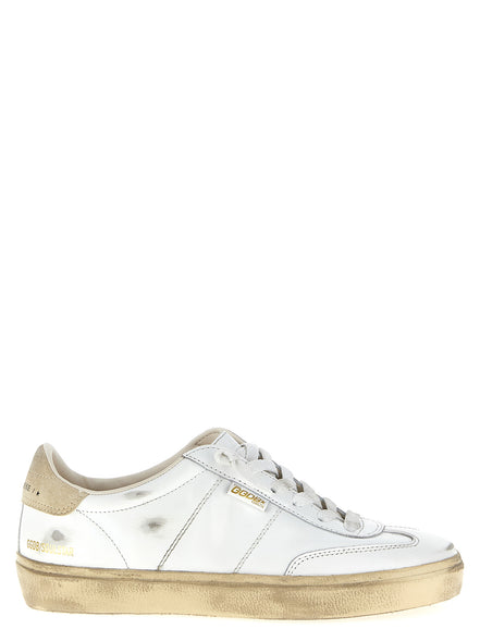Λευκά sneakers Golden Goose από δέρμα αγελάδας  