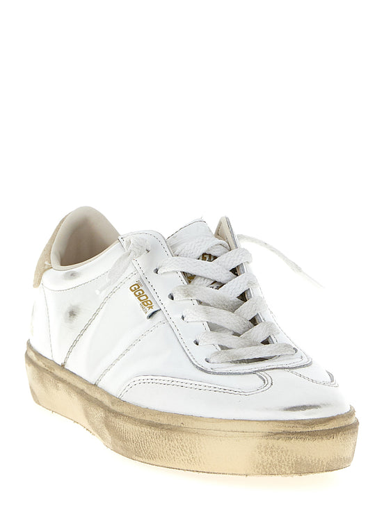 Λευκά sneakers Golden Goose από δέρμα αγελάδας  
