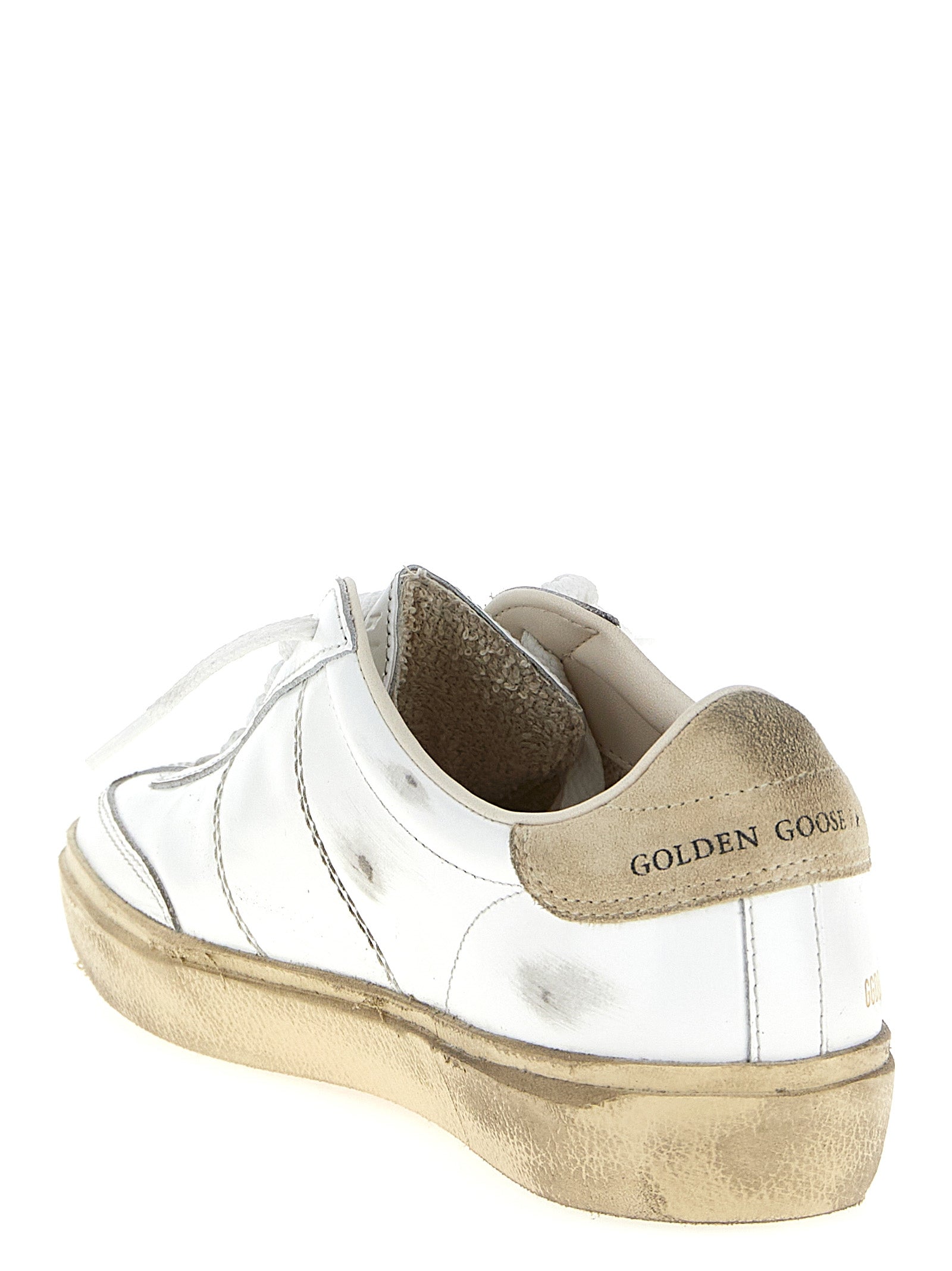 Λευκά sneakers Golden Goose από δέρμα αγελάδας  