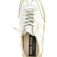Λευκά sneakers Golden Goose από δέρμα αγελάδας  