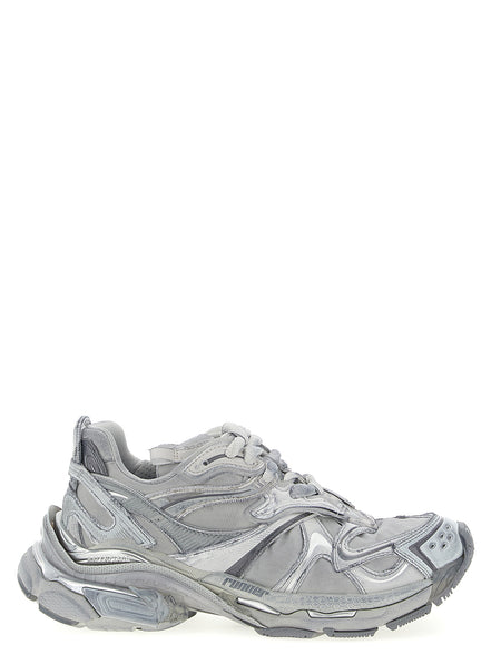 Balenciaga Gray Polyethylene Athletic Sneakers