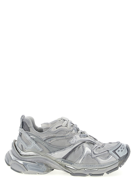 Balenciaga Gray Polyethylene Athletic Sneakers