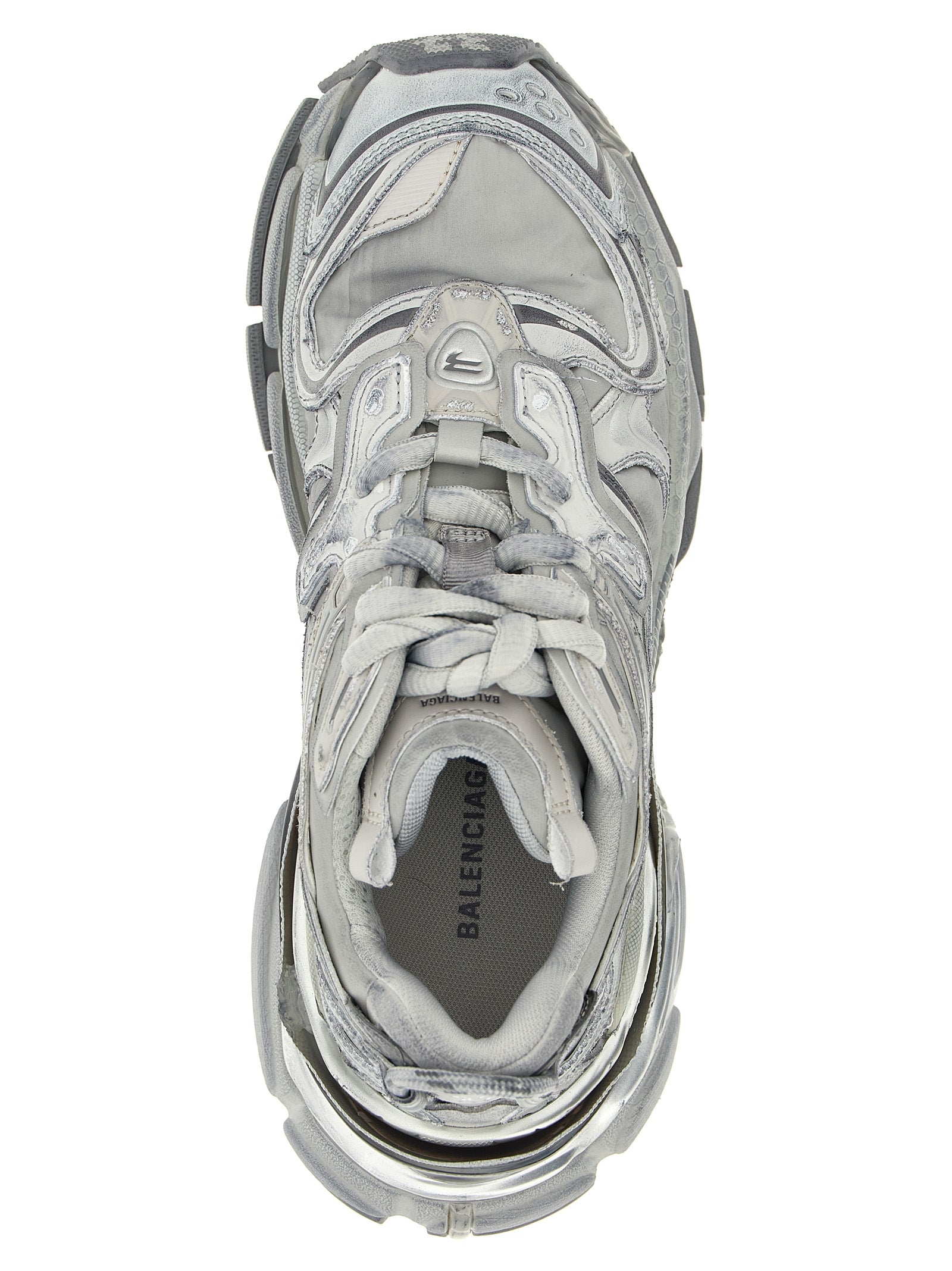 Balenciaga Gray Polyethylene Athletic Sneakers