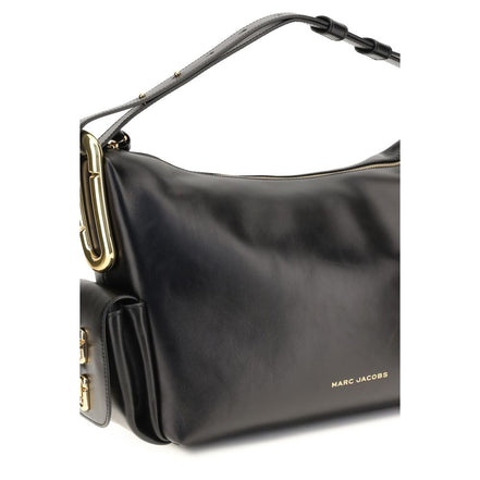 Μαύρη τσάντα ώμου Marc Jacobs Bos Taurus από δέρμα μοσχαριού  