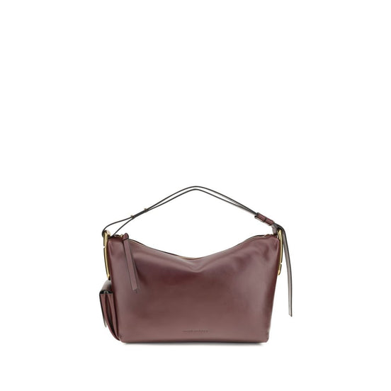 Marc Jacobs Bordeaux Calf Leather Bos Taurus Shoulder Bag