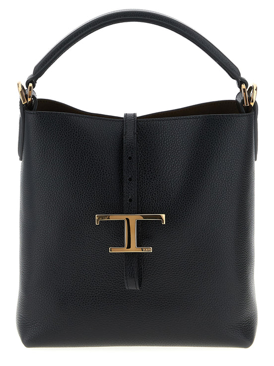 Tod's Black Calfskin Handbag