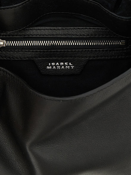 Isabel Marant Black Calfskin Shoulder Bag