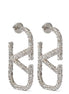 Valentino Garavani Silver Stainless Steel Earrings