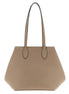 Valextra Beige Calfskin Tote Bag
