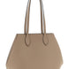 Valextra Beige Calfskin Tote Bag