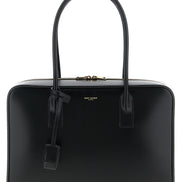 Μαύρη τσάντα ώμου Saint Laurent από δέρμα μοσχαριού