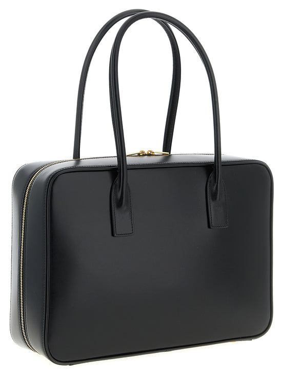 Saint Laurent Black Calfskin Shoulder Bag