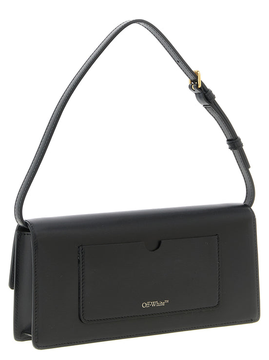 Off-White Black Polyester Shoulder Bag