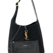 Saint Laurent Black Calfskin Shoulder Bag