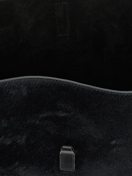 Saint Laurent Black Calfskin Shoulder Bag