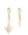 Valentino Garavani Gold Brass Earrings
