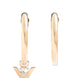 Valentino Garavani Gold Brass Earrings