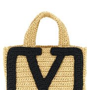 Valentino Garavani Black Viscose Tote Bag