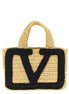 Valentino Garavani Black Viscose Tote Bag