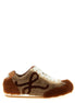 Loewe Brown Lamb Leather Low Top Sneakers