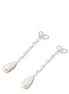 Self-Portrait Silver Copper Earrings