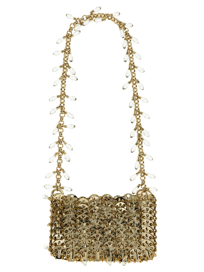 Paco Rabanne Gold Brass Shoulder Bag