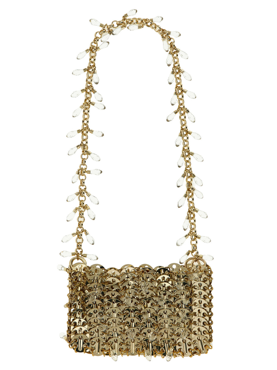 Paco Rabanne Gold Brass Shoulder Bag