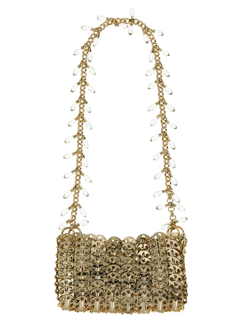 Paco Rabanne Gold Brass Shoulder Bag