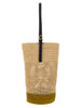 Khaite Beige Sisal Shoulder Bag