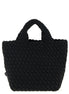 NAGHEDI Black Neoprene Tote Bag