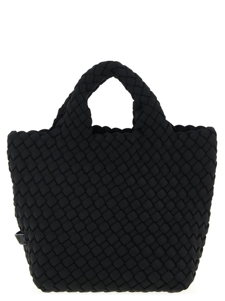 NAGHEDI Black Neoprene Tote Bag