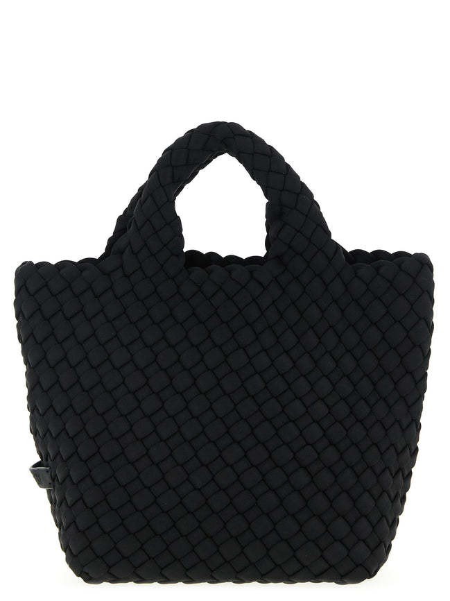 NAGHEDI Black Neoprene Tote Bag