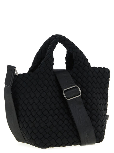 NAGHEDI Black Neoprene Tote Bag