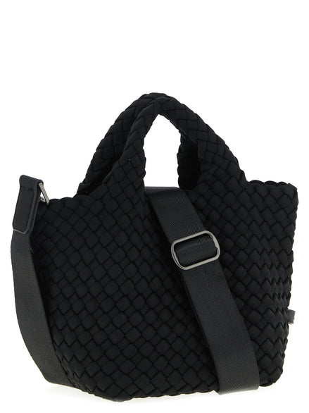 NAGHEDI Black Neoprene Tote Bag