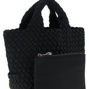 NAGHEDI Black Neoprene Tote Bag