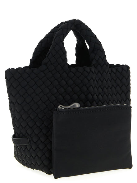 NAGHEDI Black Neoprene Tote Bag