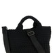 NAGHEDI Black Neoprene Tote Bag