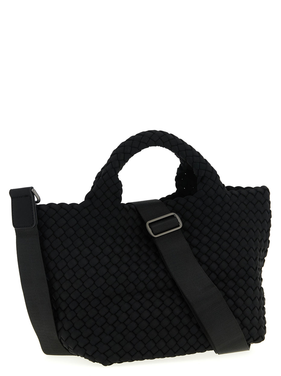 NAGHEDI Black Neoprene Tote Bag