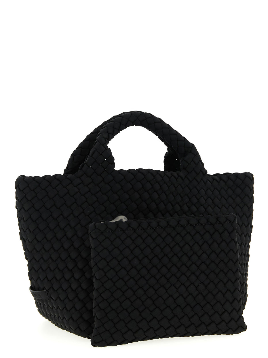 NAGHEDI Black Neoprene Tote Bag