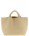 NAGHEDI Beige Neoprene Tote Bag
