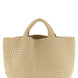 NAGHEDI Beige Neoprene Tote Bag